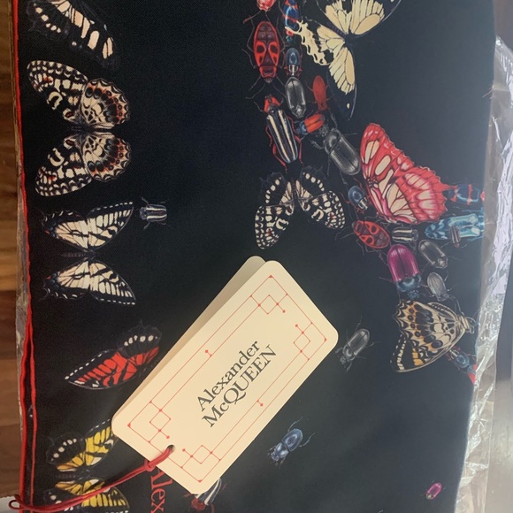 Alexander McQueen Accessories - Alexander McQueen butterfly scarf